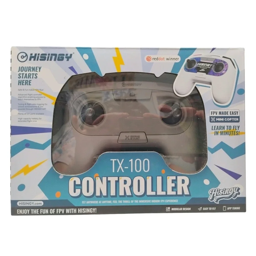 HISINGY TX-100 FPV Drone Controller Radio‎ Transmitter Bluetooth CT010191 White